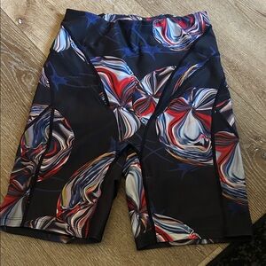 PE NATION Colorful Abstract Patterned Shorts